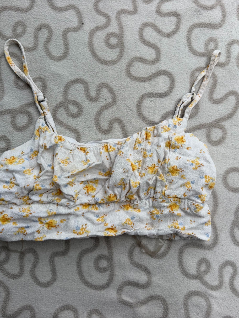 Aeropostale Floral Cropped Cami